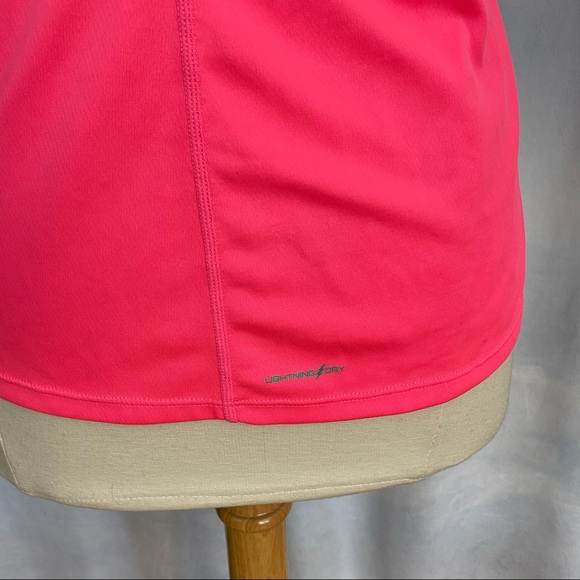 New Balance Dark Pink Performance Tempo Short Sleeve Tee Medium - Picture 4 of 7